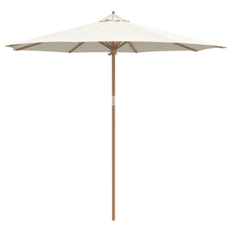 PARASOL OGRODOWY KREMOWY 270X260CM BAMBOO