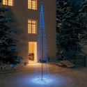CHOINKA STOŻKOWA 752 NIEBIESKICH LAMPEK LED 160X500CM