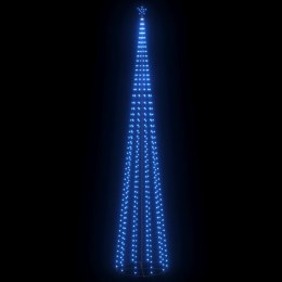 CHOINKA STOŻKOWA 752 NIEBIESKICH LAMPEK LED 160X500CM