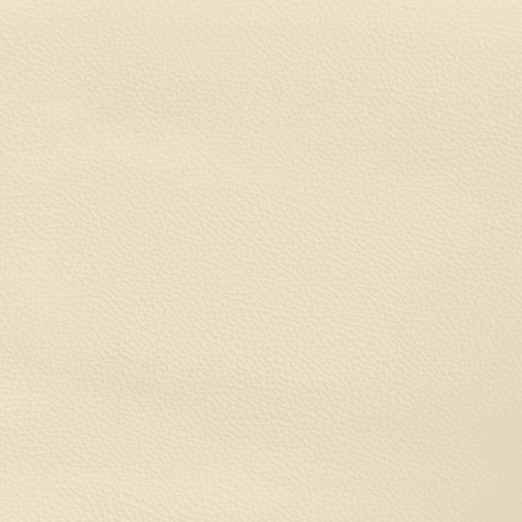 RAMA ŁÓŻKA KREMOWE 140X190CM SZTUCZNA SKÓRA