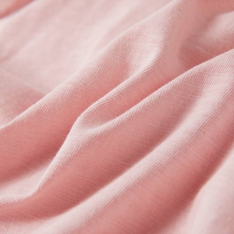 Koszulka dziecięca z krótkimi rękawami, jasnoróżowa, 140