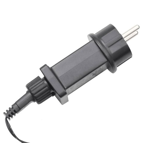 CHOINKA STOŻKOWA 3000 CIEPŁYCH BIAŁYCH LED 230X800CM Z MASZTEM