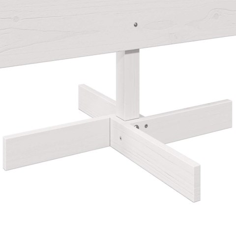 DREWNIANA CHOINKA DO UDEKOROWANIA BIAŁA 180CM SOSNOWA