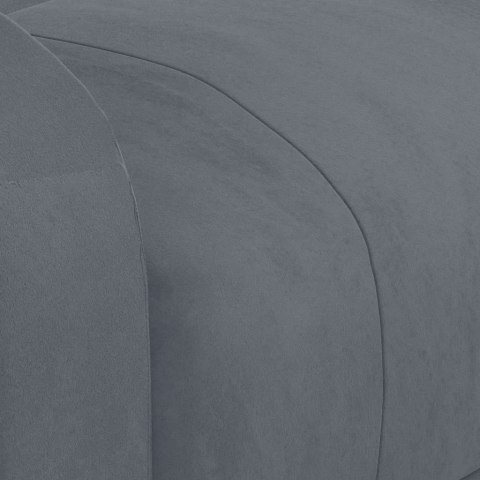 ELEKTRYCZNY FOTEL MASUJĄCY CIEMNOSZARY AKSAMITNE