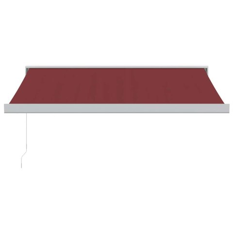 RĘCZNIE ZWIJANA MARKIZA BURGUNDOWA 300X250CM