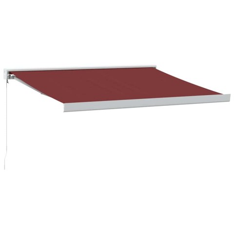 RĘCZNIE ZWIJANA MARKIZA BURGUNDOWA 300X250CM