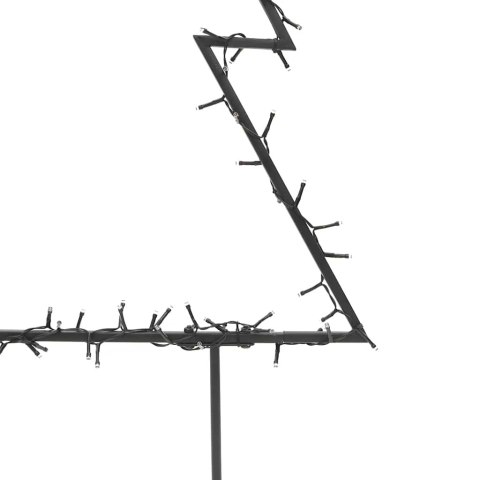 ŚWIĄTECZNA CHOINKA NA SZPIKULCACH 80 LED 60CM