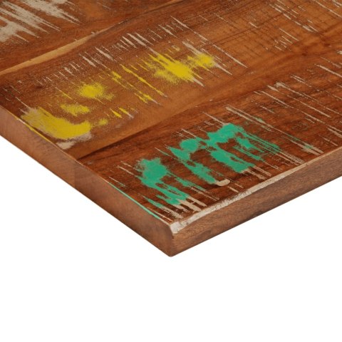 BLAT STOŁU 60X60X3,8CM KWADRATOWY LITE DREWNO Z ODZYSKU