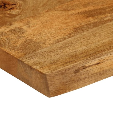 BLAT STOŁU 70X60X2,5CM NATURALNA KRAWĘDŹ LITE DREWNO MANGO