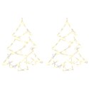 LAMPKI ŚWIĄTECZNE CHOINKA SYLWETKA 2 SZT. 50 LED