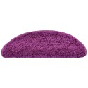 VidaXL Maty na schody 20 szt. Fioletowe 65x21x4 cm