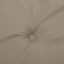 PODUSZKI NA KRZESŁA Z WYSOKIM OPARCIEM 2 SZT. TAUPE OXFORD