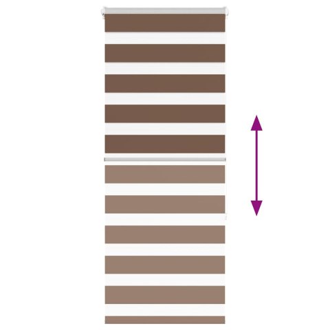 ROLETA ZEBRA BRZOZOWA SZEROKOŚĆ TKANINY 55,9CM POLIESTER