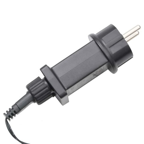 CHOINKA STOŻKOWA 1400 CIEPŁYCH BIAŁYCH LED 160X500CM Z MASZTEM