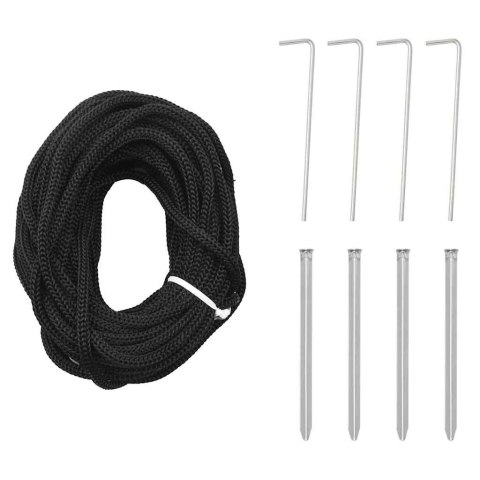 CHOINKA STOŻKOWA 1400 CIEPŁYCH BIAŁYCH LED 160X500CM Z MASZTEM