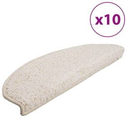 NAKŁADKI NA SCHODY 10 SZT. 65X21X4CM BIAŁE