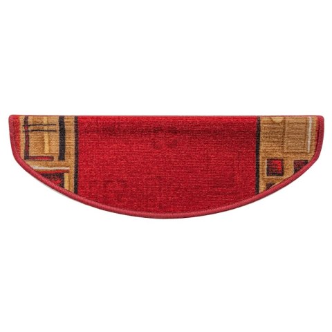 SAMOPRZYLEPNE NAKŁADKI NA SCHODY 15 SZT. CZERWONE 65X21X4CM