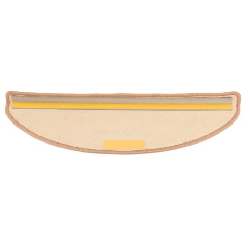 SAMOPRZYLEPNE NAKŁADKI NA SCHODY 15SZT. JASNY BRĄZ 65X21X4CM