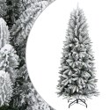 Sztuczna choinka pokryta śniegiem 210 cm PVC i PE