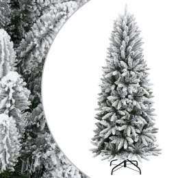 Sztuczna choinka pokryta śniegiem 210 cm PVC i PE