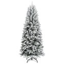 Sztuczna choinka pokryta śniegiem 210 cm PVC i PE