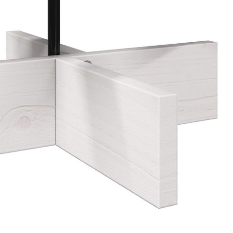 DREWNIANA CHOINKA DO UDEKOROWANIA BIAŁA 80CM SOSNOWA