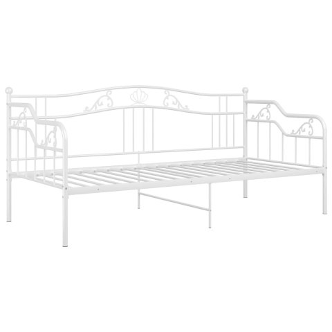 RAMA SOFY BIAŁA METALOWA 90X200CM