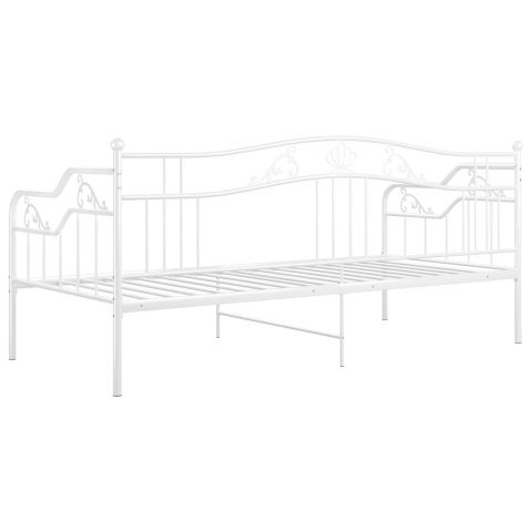 RAMA SOFY BIAŁA METALOWA 90X200CM