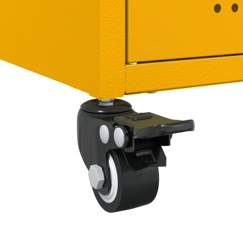 SZAFKA MUSZTARDOWA 100,5X39X72CM STAL