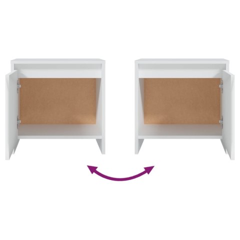 SZAFKA NOCNA BIAŁA 45X34X44,5CM