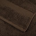 VidaXL Ręczniki premium SOLUND, 4 szt., brązowe, 100x150 cm