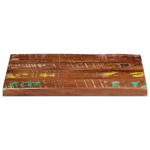 BLAT STOŁU 60X50X3,8CM PROSTOKĄTNY LITE DREWNO Z ODZYSKU
