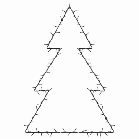 LAMPKI ŚWIĄTECZNE CHOINKA SYLWETKA 115 LED