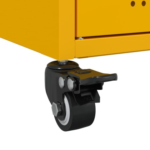 SZAFKA MUSZTARDOWA 100,5X39X72CM STAL