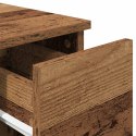 SZAFKI NOCNE Z SZUFLADĄ 2 SZT. STARE DREWNO 20X36X60CM