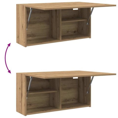 WISZĄCA SZAFKA ŁAZIENKOWA DĄB ARTISAN 80X25X40CM