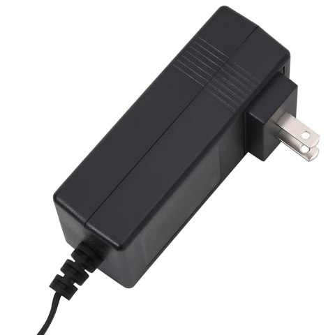 ELEKTRYCZNY FOTEL MASUJĄCY CZARNY TKANINA