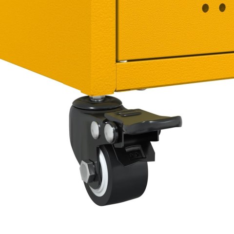 SZAFKA MUSZTARDOWA 100,5X39X72CM STAL