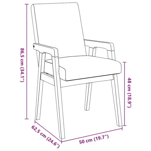 KRZESŁA DO JADALNI Z PODUSZKAMI 2 SZT. BIAŁE LITE DREWNO GUMOWE