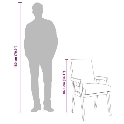 KRZESŁA DO JADALNI Z PODUSZKAMI 2 SZT. BIAŁE LITE DREWNO GUMOWE