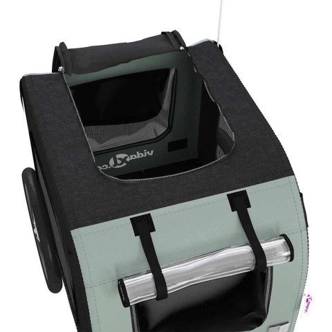 PRZYCZEPKA ROWEROWA DLA ZWIERZĄT TKANINA OXFORD I ŻELAZO