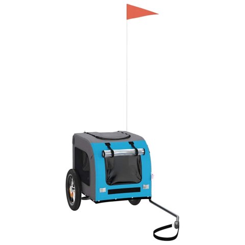 PRZYCZEPKA ROWEROWA DLA ZWIERZĄT TKANINA OXFORD I ŻELAZO