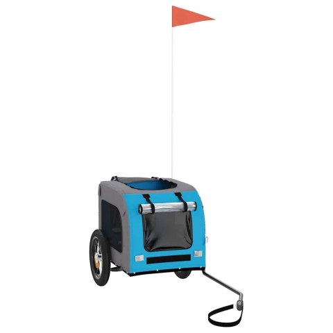 PRZYCZEPKA ROWEROWA DLA ZWIERZĄT TKANINA OXFORD I ŻELAZO