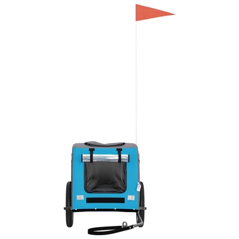 PRZYCZEPKA ROWEROWA DLA ZWIERZĄT TKANINA OXFORD I ŻELAZO