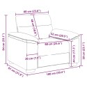 VidaXL Sofa Fotel 60 cm Len