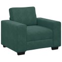 SOFA FOTEL CIEMNOZIELONY 60CM AKSAMIT