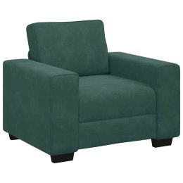 SOFA FOTEL CIEMNOZIELONY 60CM AKSAMIT