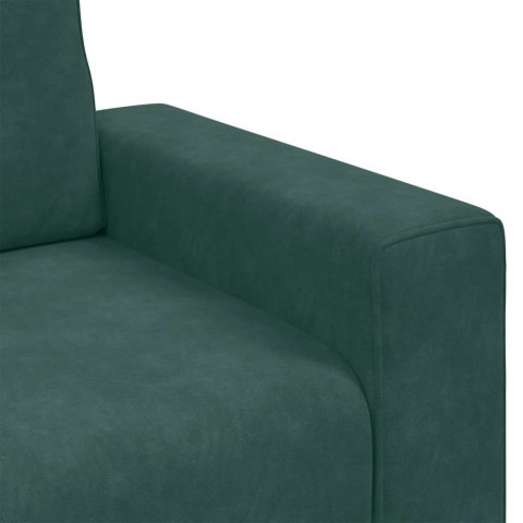 SOFA FOTEL CIEMNOZIELONY 60CM AKSAMIT