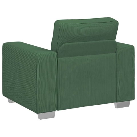 VidaXL Sofa Fotel Jungle Green 60 cm Tkanina Corduroy