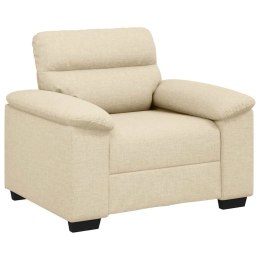 VidaXL Sofa Fotel Kremowy 60 cm Tkanina